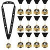 Gweichunon 12 Pcs Soccer Medals with Ribbons Medals for Awards