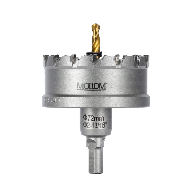 Mollom (72mm | 2-13/16'') Heavy Duty Carbide Hole Saw with