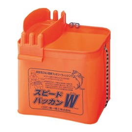 Daiichi Seiko Speed Bakkan W Fishing Bucket 11053 Red
