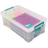 StoreStack 5.8 Litre Storage Box W350xD190xH120mm Clear RB90122