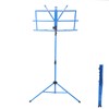 Small Music Stand Metal Portable Shelf Easy Assemble Lift Fold