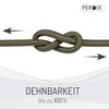 perdix Rubber Cord 2mm 10m Olive Rubber Cord for Tent