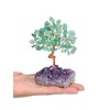 Top Plaza Green Aventurine Crystal Tree Healing Crystal Stone Wrapped