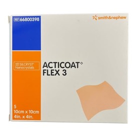 ACTICOAT FLEX 3 DRESSING 10CM X 10CM