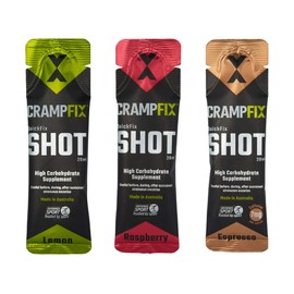 Crampfix QuickFix Shot Sachets - Fast & Effective Relief from Muscle Cramp (3 x 20ml Packets) (Mixed)