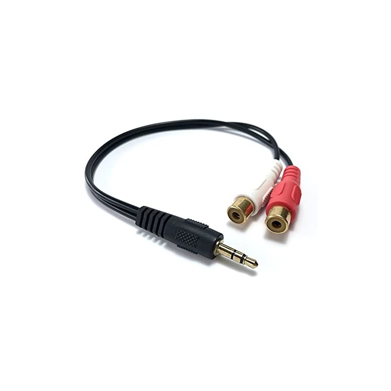 Access Gold Plated Stereo Pin (Female) to Stereo Mini (Male)