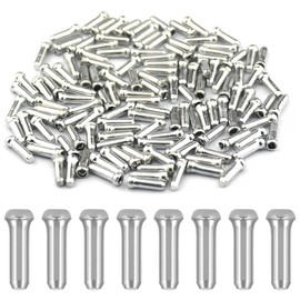 SGERUFZ 100 pieces end sleeves, bicycle end cap, end sleeve, bicycle spare part accessories, end cap brake cable for brake cable, shift cable