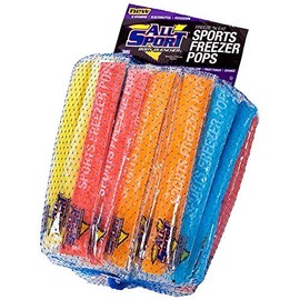 All Sport Zero Hydration Freezer Pops (Case of 144) - Each Case includes 1 Mircofiber Cooling Towel, Blue (Variety Pack)