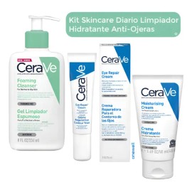 Kit Skincare Cuidado De La Piel Cerave Reparador Hidratante                                                                                           