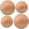 Reston Lloyd 4-Piece Electric Burner Cover Set, Copper, 2-8" &
