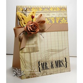 SRM Press 2 Sheets  MR. & MRS. Quick Cards Stickers Card Making Scrapbook Wedding