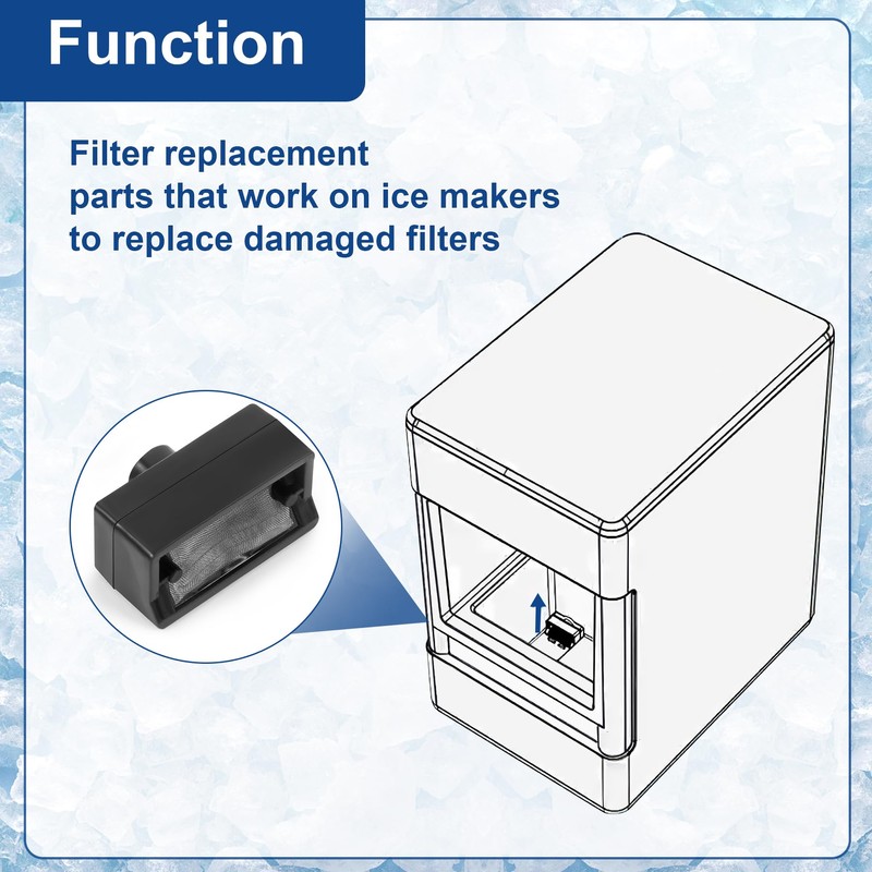 Upgraded Filter Piece Replacement Parts 2PCS Fits GE Profile Opal