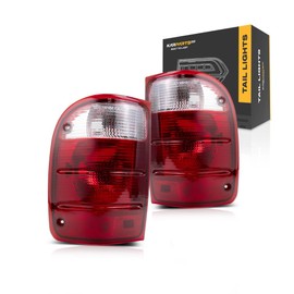 CarLights360: For 2001 2002 2003 2004 Ford Ranger Tail Light Assembly Driver and Passenger Side DOT Certified - Replaces FO2800156 FO2801156 | 1L5Z 13405 BA, 1L5Z 13404 BA