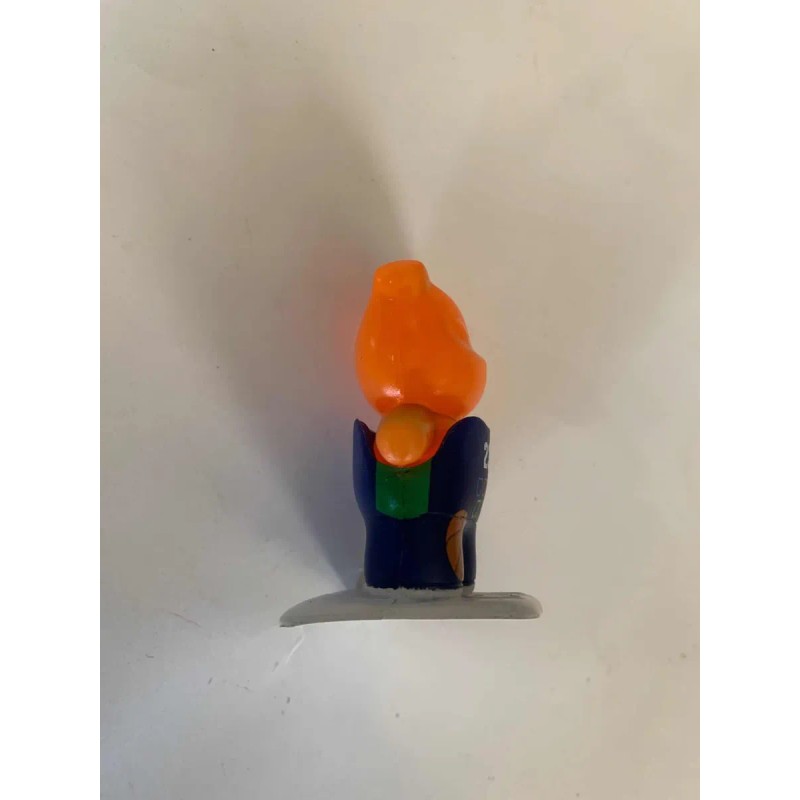 3 Muñecos Panditas Plak Figura Anaranjada Modelo Basketball (Usado)