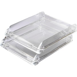 Rexel Nimbus Letter Tray Clear with Self Stacking Feature