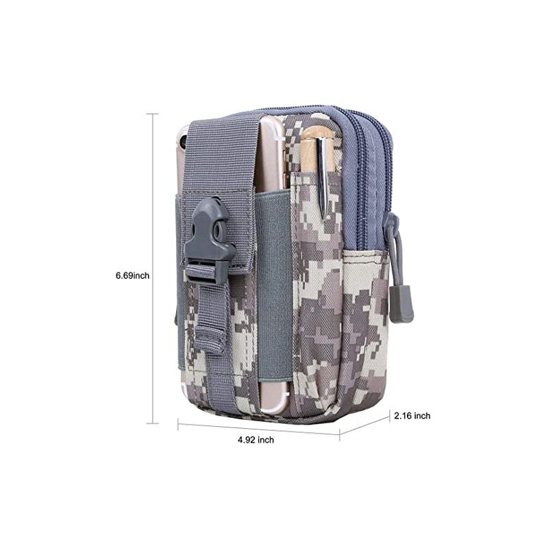 Y8HM Small Nylon Fabric Hiking Waist Packs, Multi-Purpose Poly Tool