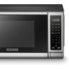 BLACK+DECKER EM720CB7 Digital Microwave Oven with Turntable Push-Button Door, Child