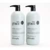 philosophy supersize grace & love shower gel 32oz duo:_baby grace
