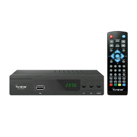 iView 3300STB ATSC Converter Box with Recording, Media Player, Built-in Digital Clock, Analog to Digital, QAM Tuner, HDMI, USB 3300STBA (New firmware)