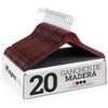 MAGMALIFE 20 Ganchos para Ropa de Madera: Gancho Giratorio de