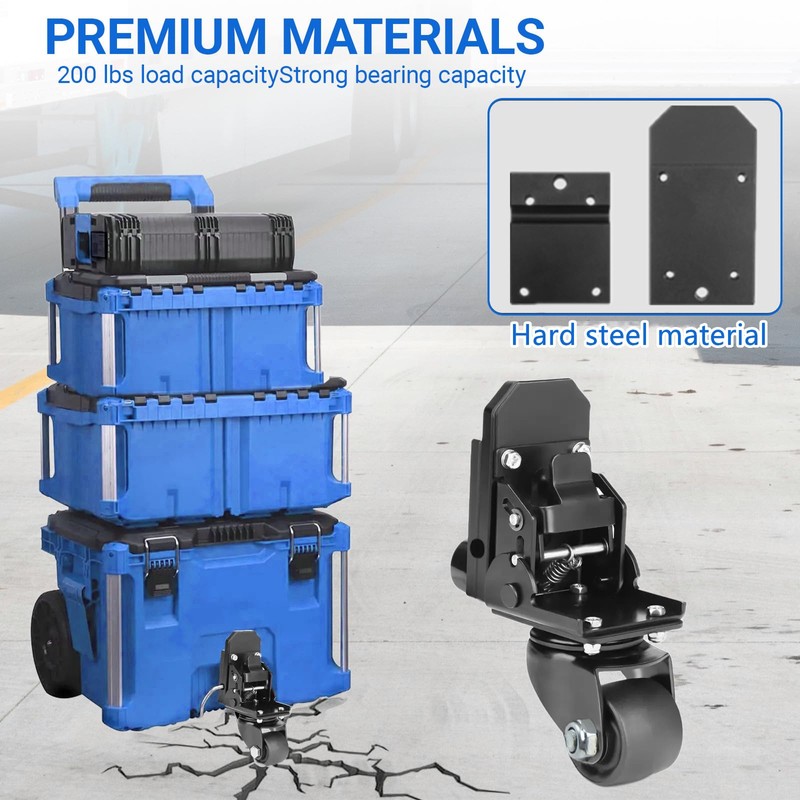 Steel Construction Front Wheels, Heavy- Duty Steel Construction Front Wheel