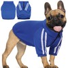 PUMYPOREITY Dog Hoodie for French Bulldog, Pullover Stretchy Dog Hoodies
