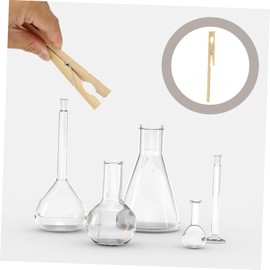 iplusmile 10pcs Bamboo Test Tube Clamp Holder for Storage Tube Lab Experiment Accessory Wooden Parts Clamp Heat Resistant