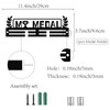 CREATCABIN Acrylic Medal Holder My Medals Holder Display Hanger Rack