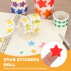 PATIKIL Star Stickers Roll 1", 500 Pcs Self-Adhesive Reward Stickers