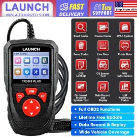 LAUNCH CR3008 PLUS Fault Code Reader Scanner OBD2 EOBD Car Diagnostic Scan Tool
