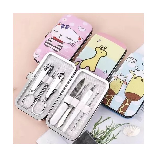 RIVERSOFY Set De Manicura Profecional 7 Pzas