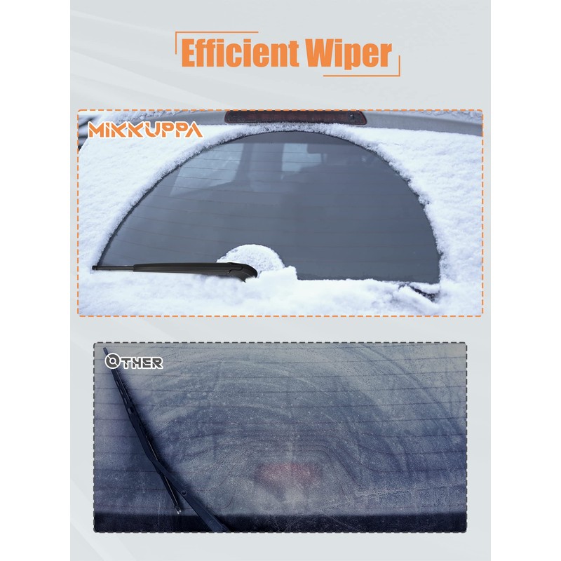 MIKKUPPA Rear Wiper Arm Blade, Replacement for 2009-2016 Ford Expedition,