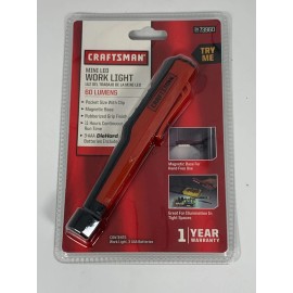 Craftsman NEW in Package Craftsman Mini LED Work Light Magnetic Base 60 Lumens 3473960 RED