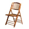 Commercial Seating Products Bamboo Folding Chairs, 1-Pack, Wood
