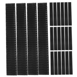 IWOWHERO 200pcs Flexible Makeup Brush Protective Nets Expandable Plastic Mesh Sleeves for Brushes for Blush Powder