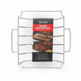 Grillmark Grill Mark Steel Rib and Roast Rack 10 in. L X 4.75 in. W