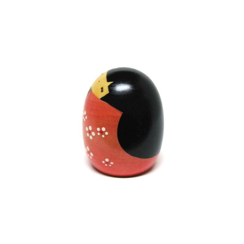 Usaburo Kokeshi Shiawase Kokeshi (Large), Pink