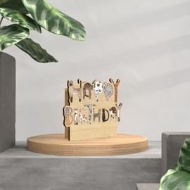 Katzen Geschenk Holzkarte - Katzen Geburtstagskarte Geburtstagskarte | Katze Deko, Geschenk für Katzenliebhaber, Lustiges Katzenmotiv, Katzen Accessoire, Lustiges Geschenk für Katzenfreunde