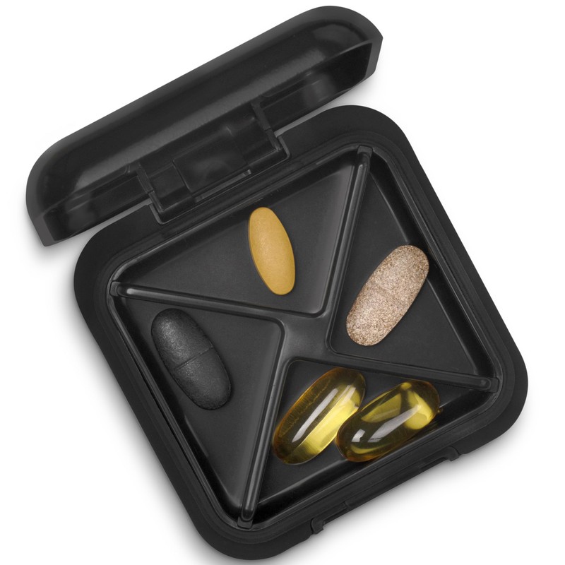 JSHealth Signature Pill Organiser - Pill Case for Daily Supplements