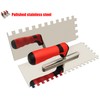 Tile Tools Stainless Steel Square Notched Trowel Set 3 PC