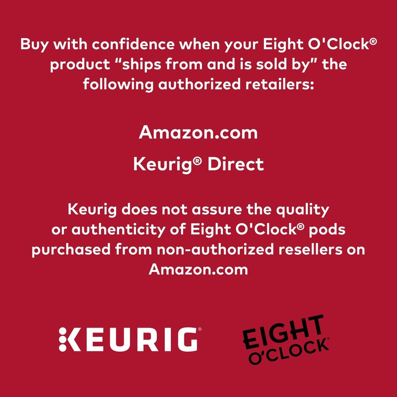 Eight O'Clock Coffee French Vanilla, Single-Serve Keurig K-Cup Pods, Flavored