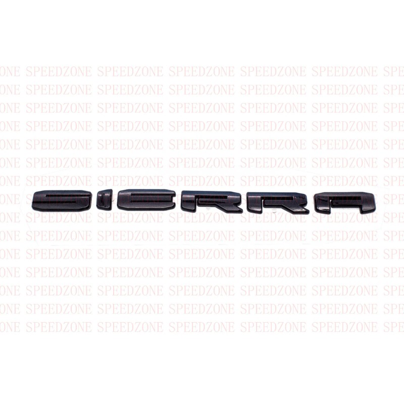 GMC 2019 2020 2021 GMC SIERRA LETTERS Gloss BLACK 1500