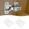 YINETTECH 10 Pcs 90 Degree Angle Limiter Hinge Clip Soft
