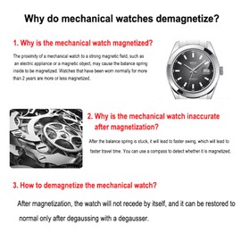Watch Demagnetizer,Mechanical/Quartz Watch Electrical Demagnetise Demagnetizer Tools
