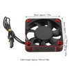 50mm RC Motor Cooling Fan Heat Sink JST Plug Aluminum
