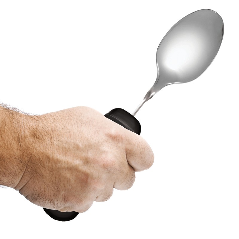 Rehabilitation Advantage Easy Grip Tablespoon with Weighted Built-up Handle