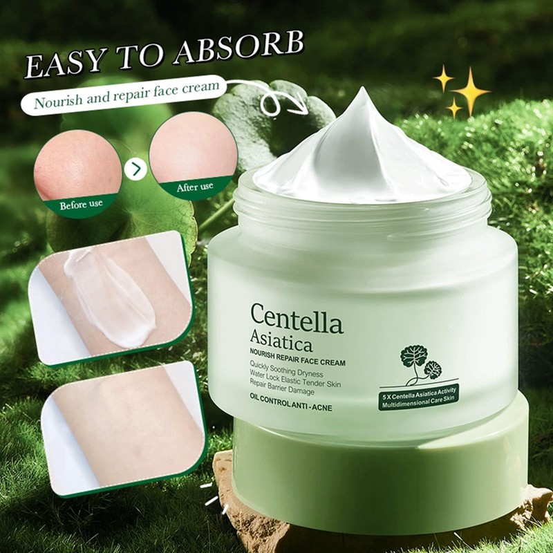 Centella asiatica nährende und reparierende Creme