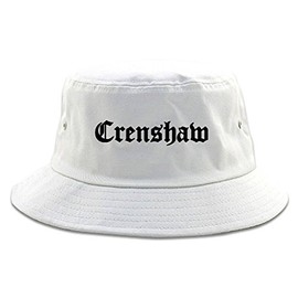 Kings Of NY Crenshaw Cali California Bucket Hat White