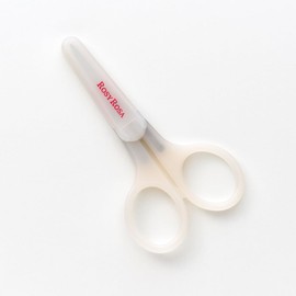 ROSYROSA Thin Blade Eyebrow Scissors with Cap (Made in Japan)