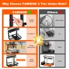 Under Sink Organizer, 2 Pack 2 Tier Under Sink Organizers